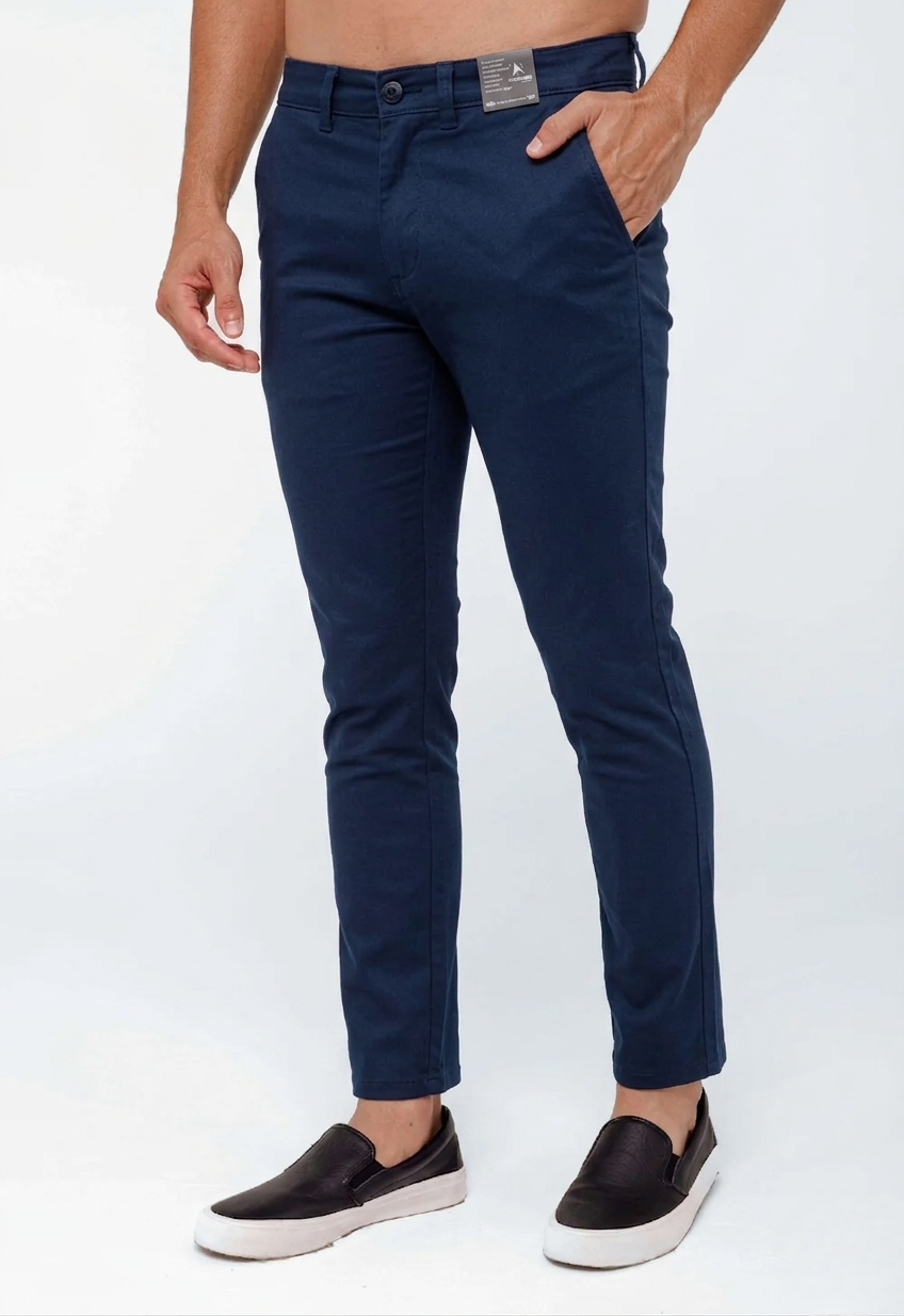 Calça Dom Henrico Skinny Fit Alfaiataria com Moovexx