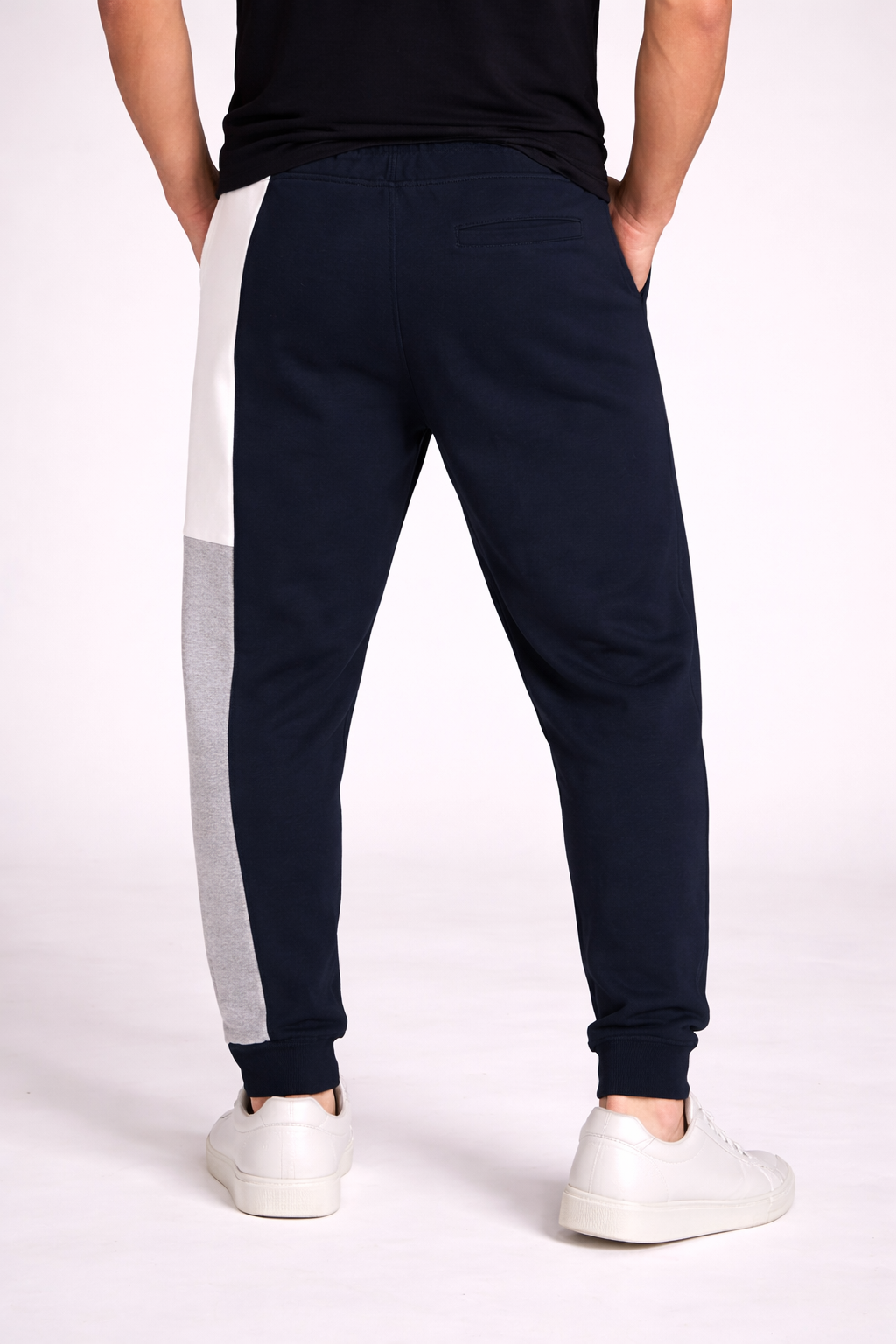 Calça Moletom Le Coq Sportif Tp19070 Saison Slim Marinho