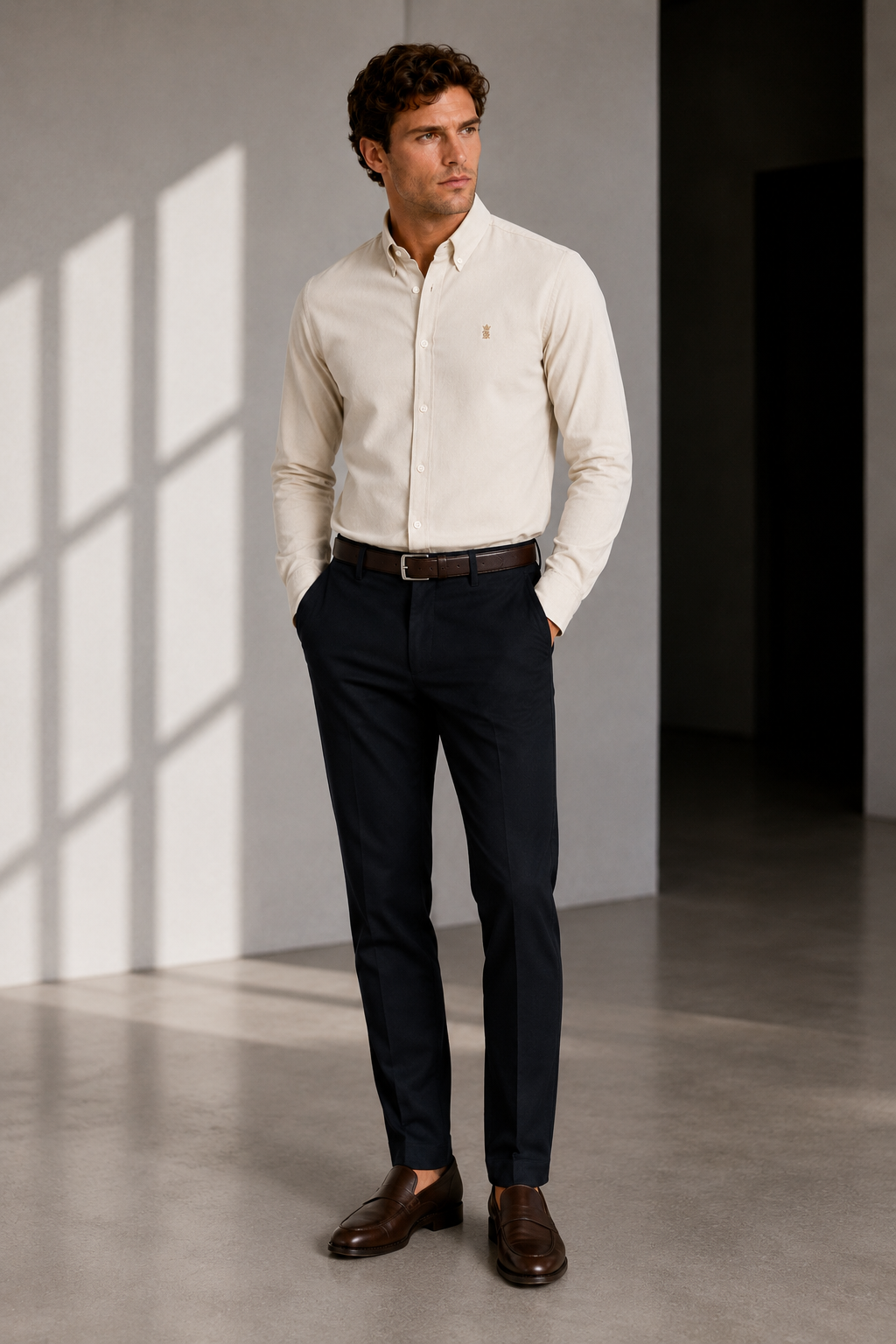 Camisa Sergio K ML Oxford Button