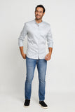 Camisa Zip Off Ml Gola Padre Cinza 008