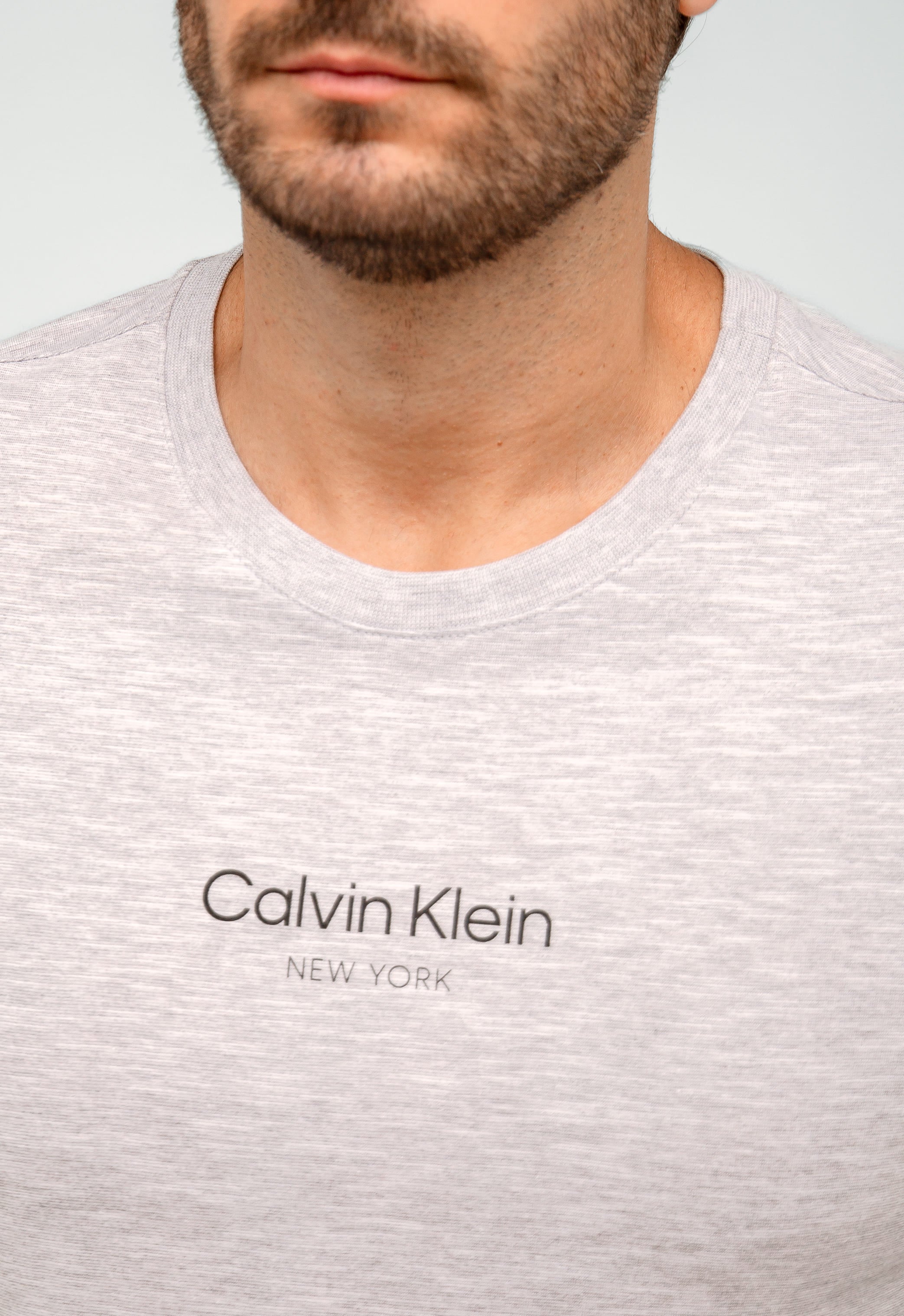 Camiseta Calvin Klein Flame Mescla Ck Ny