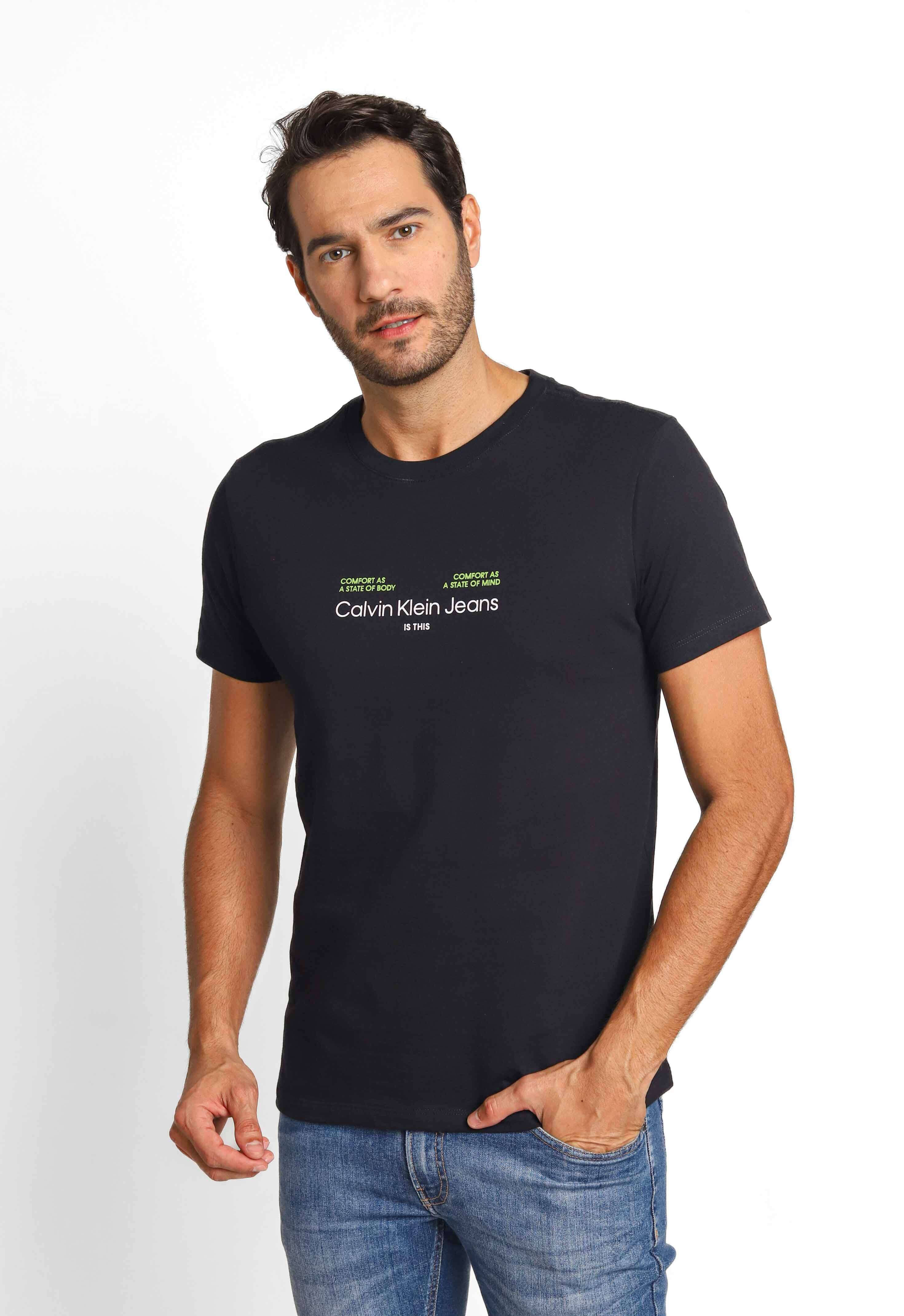Camiseta Calvin Klein Jeans Is This - Sale