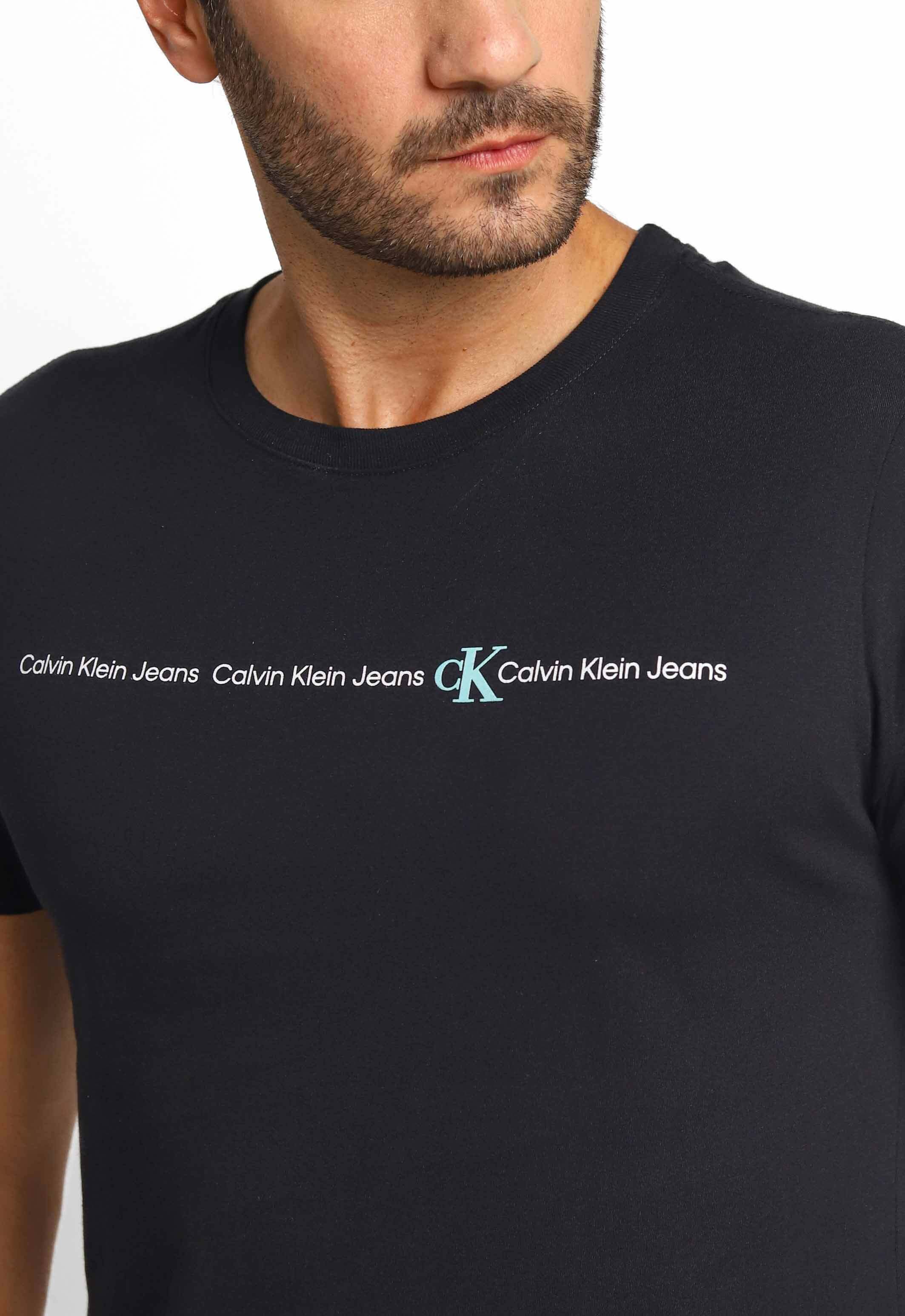 Camiseta Calvin Klein Jeans Logo Central- Sale