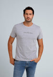 Camiseta Calvin Klein Jeans Logo Central - Sale