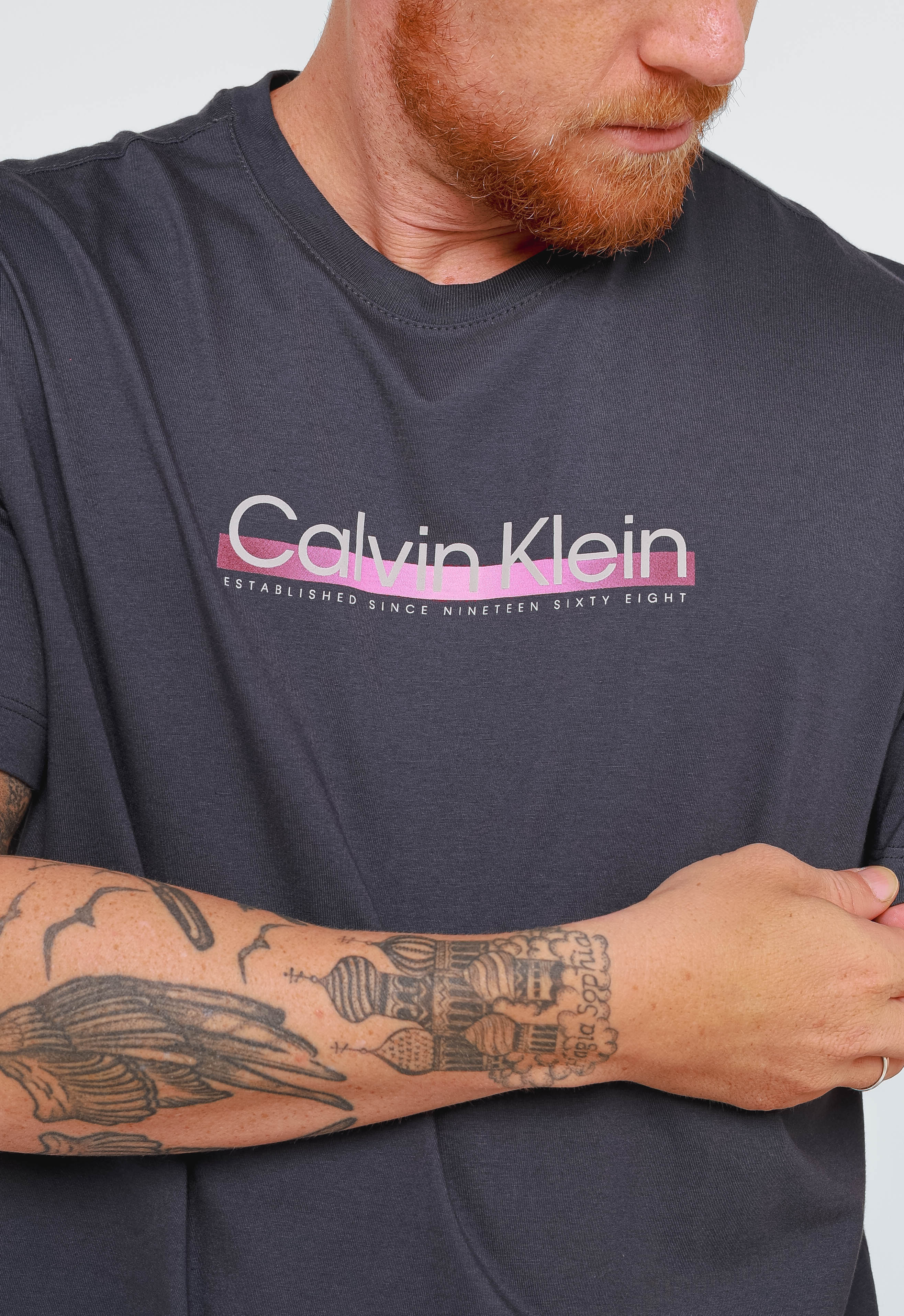 Camiseta Calvin Klein Logo Degrade