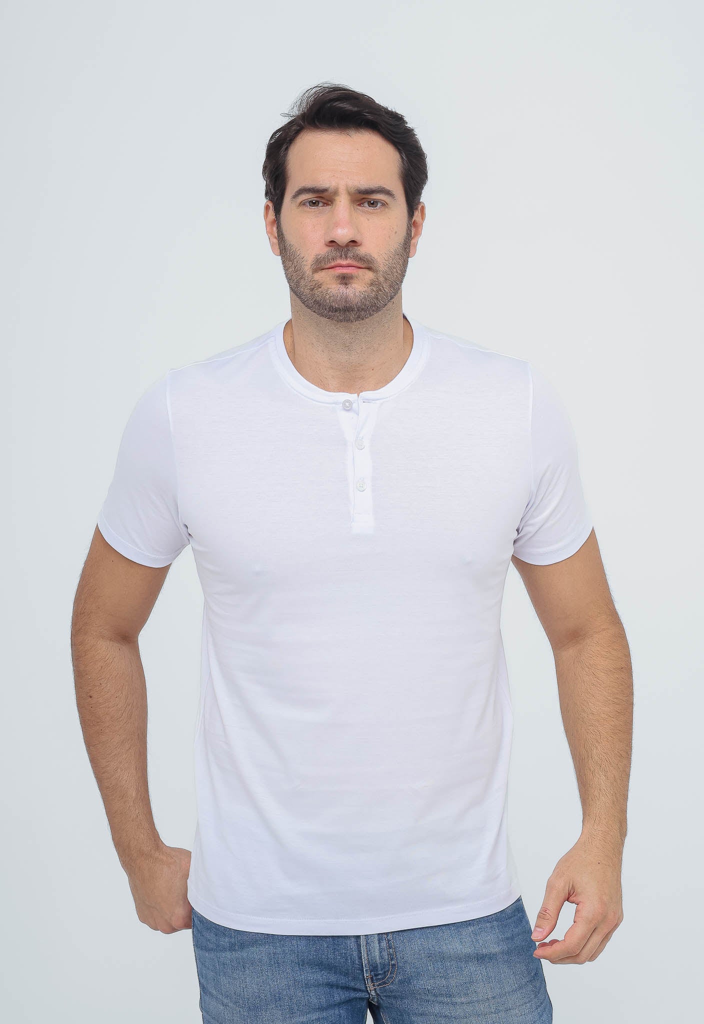 Camiseta Dom Henrico Henley Pima