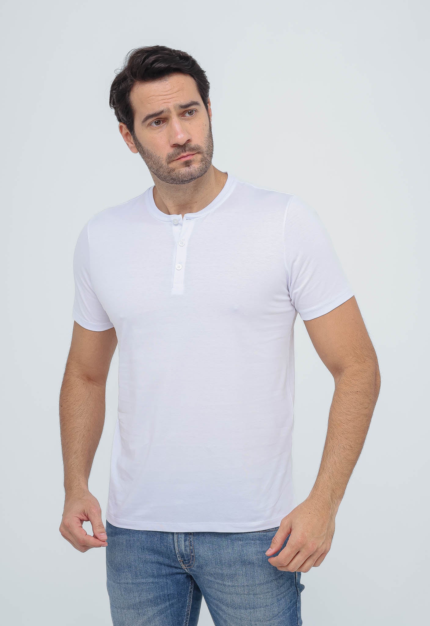 Camiseta Dom Henrico Henley Pima