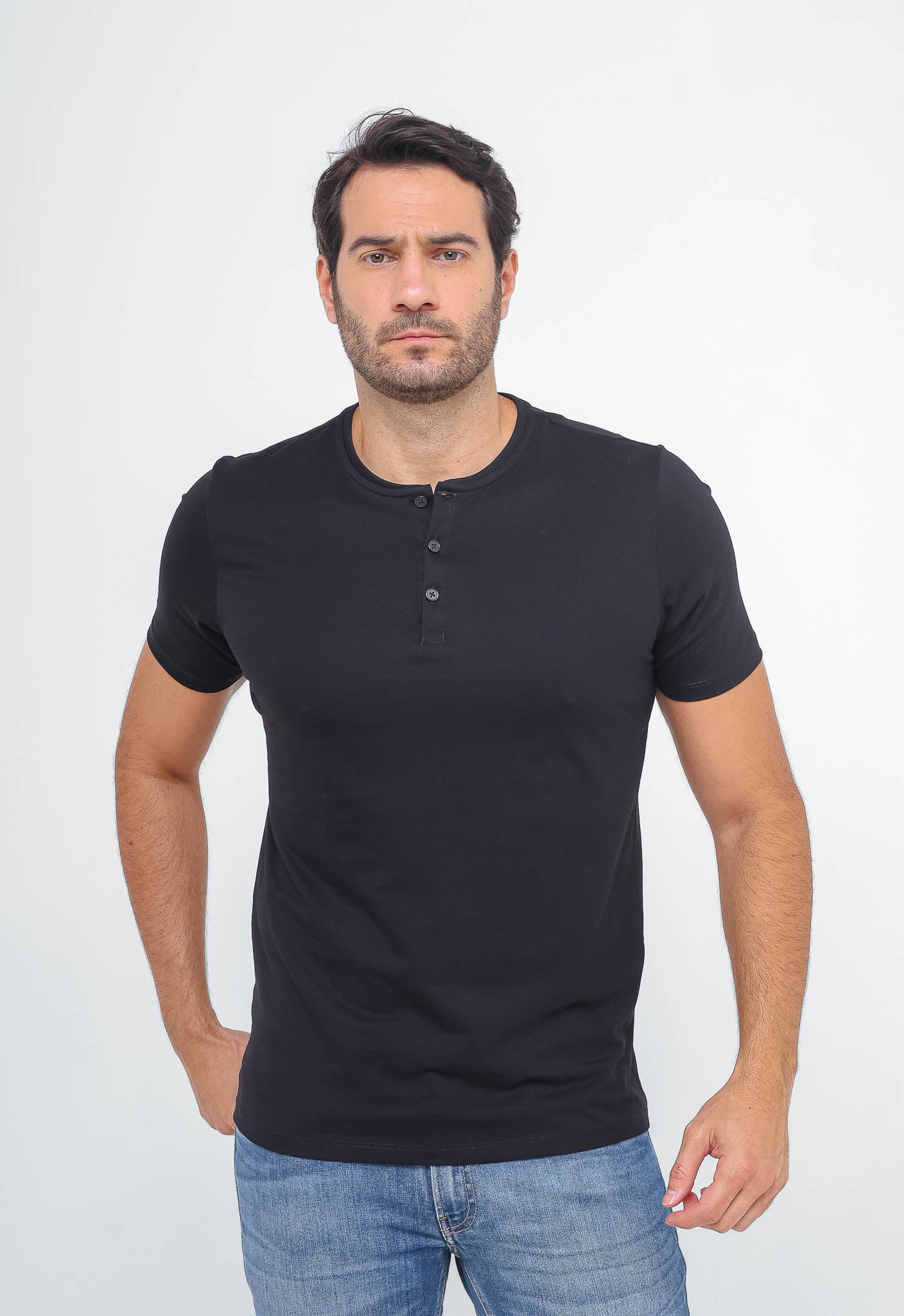 Camiseta Dom Henrico Henley Pima