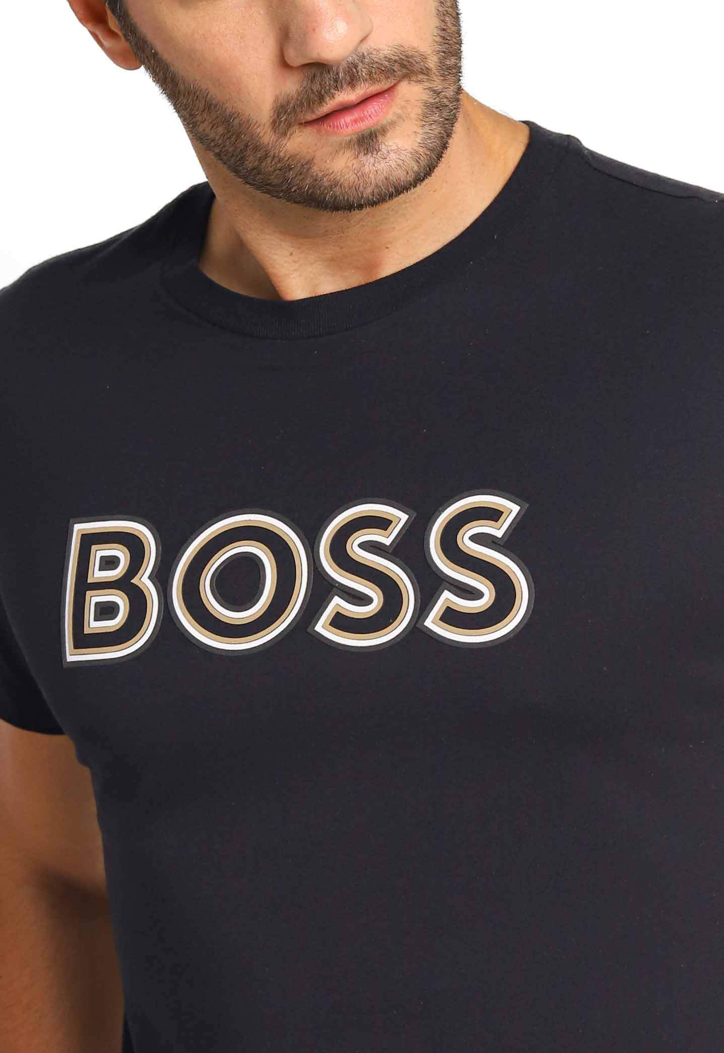 Camiseta Hugo Boss Logo Central. - LIVE