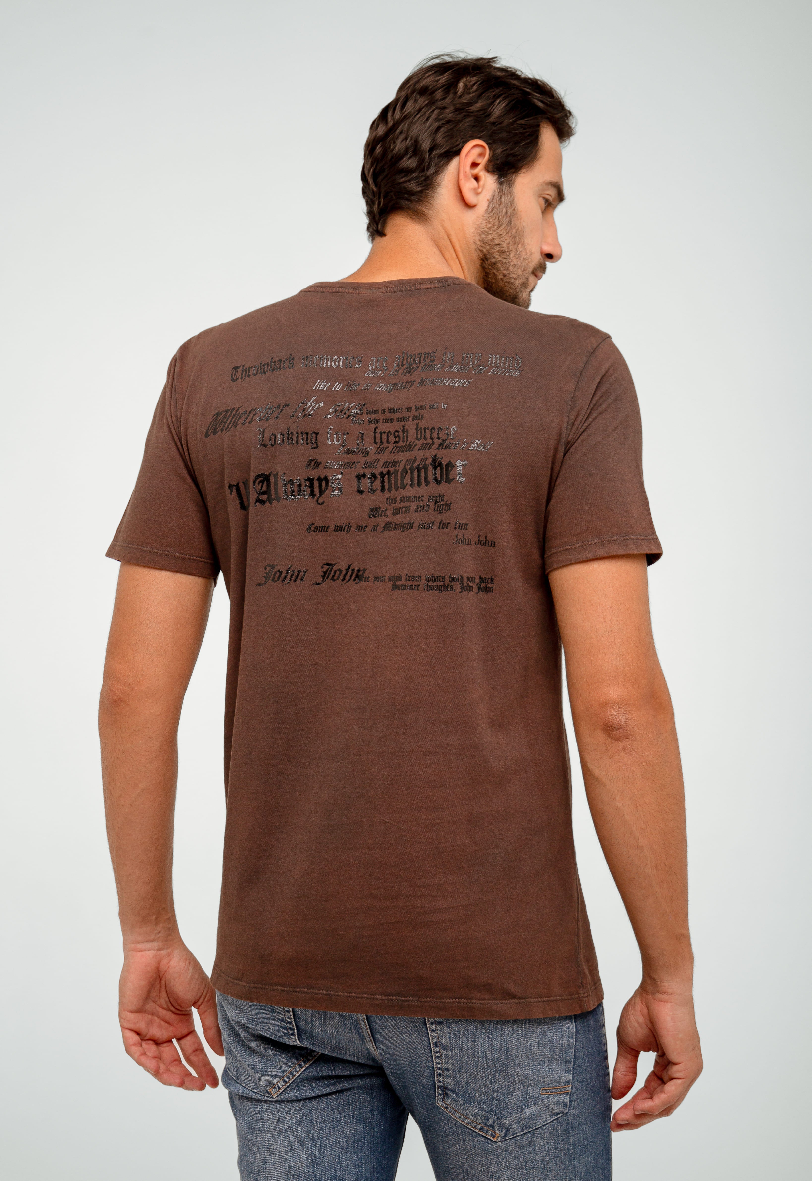 Camiseta John John Regular Fit Skull Always