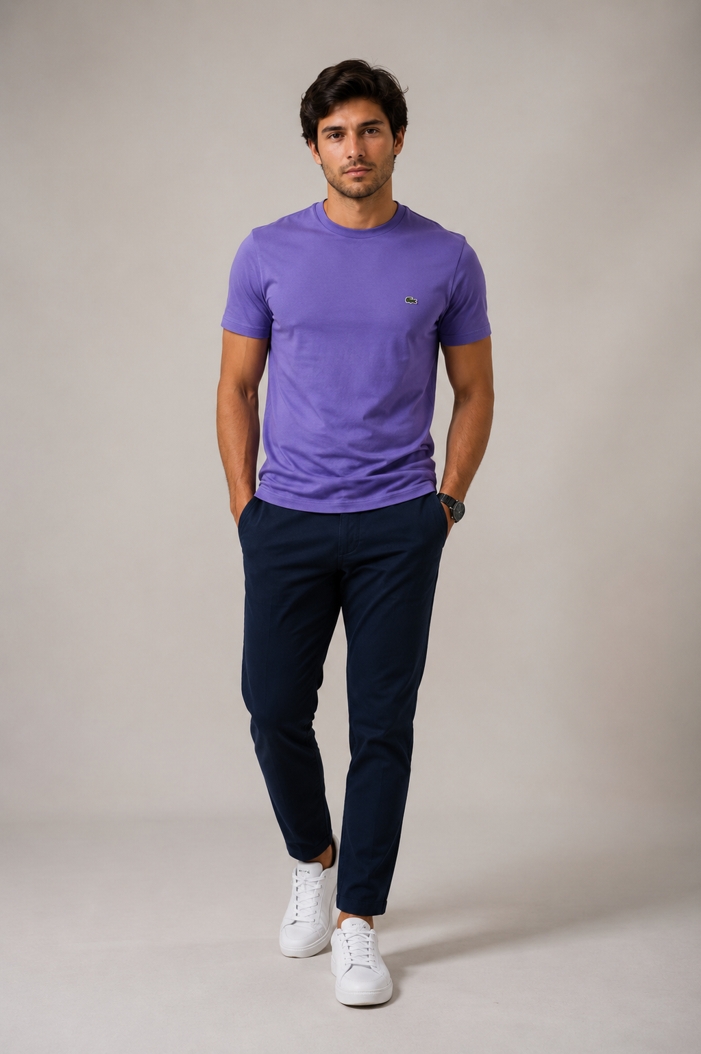 Camiseta Lacoste Regular Fit Pima - Sale