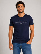 Camiseta Tommy Hilfiger Logo Tee Est. 1985 - Sale -LIVE