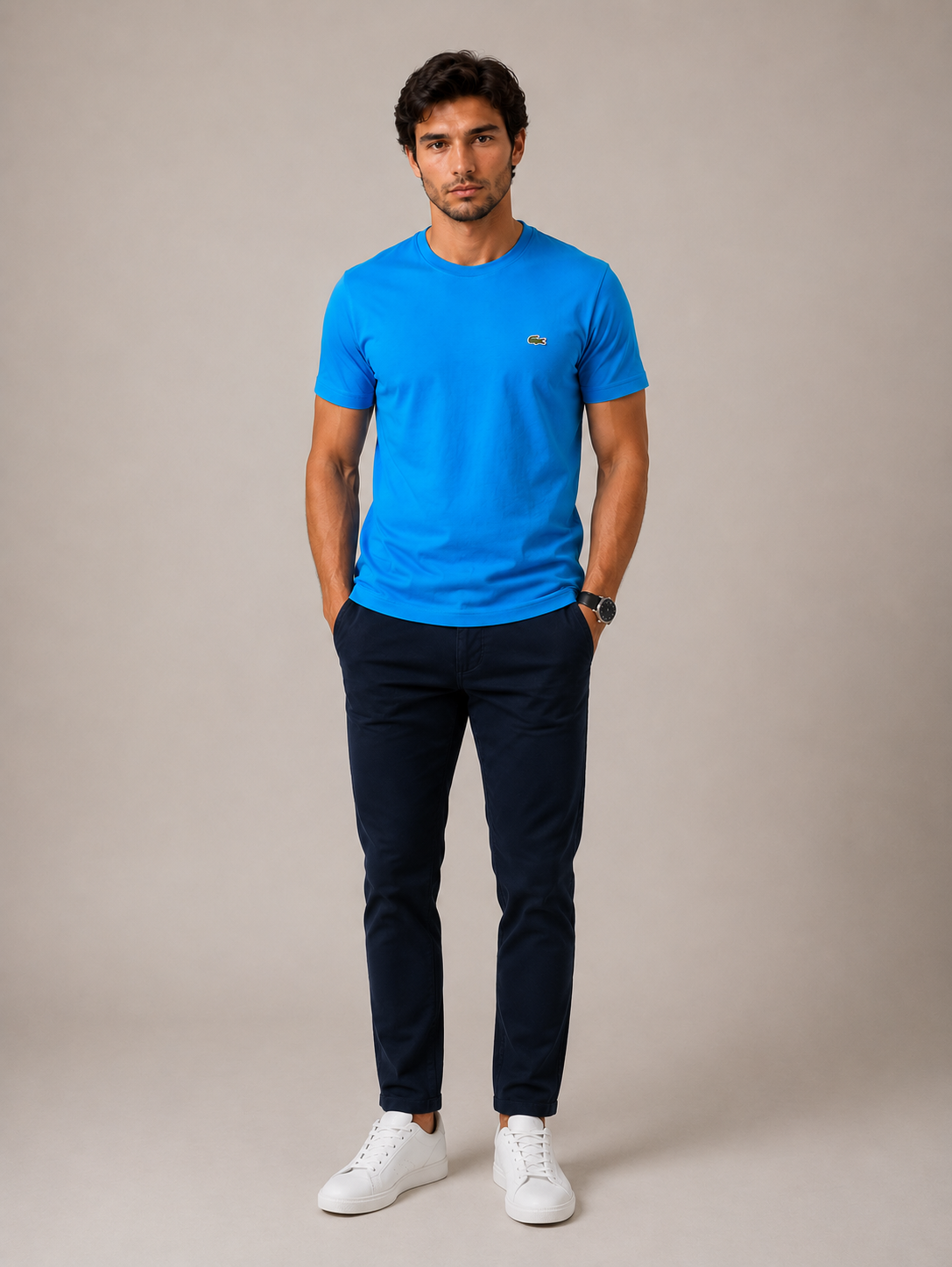 Camiseta Lacoste Regular Fit Pima - Sale