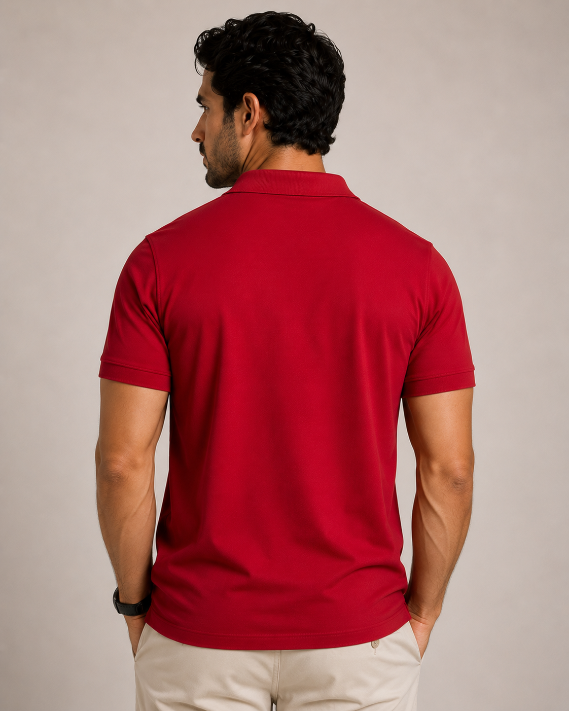 Polo Burberry London Vermelho - LIVE