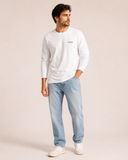 Manga Longa Calvin Klein NY Logo Peito