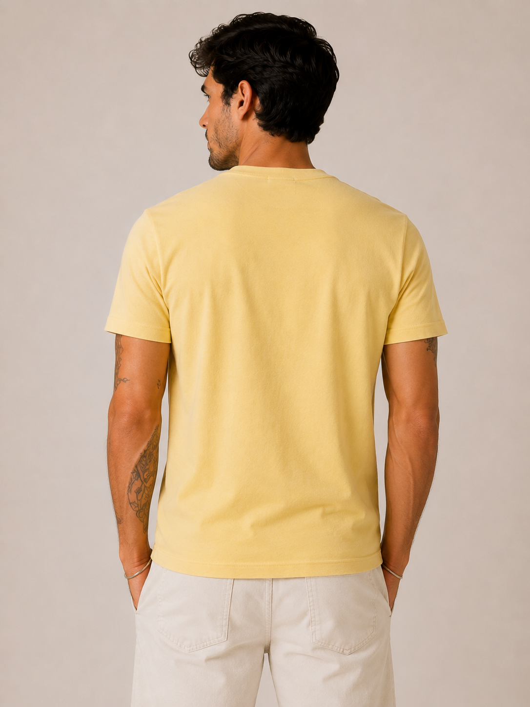 Camiseta Lacoste Piquet Amarela - LIVE