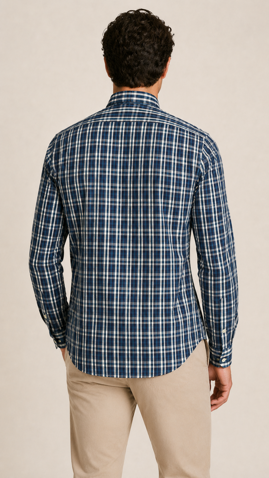 Camisa Ralph Lauren Xadrez Custom Fit ML