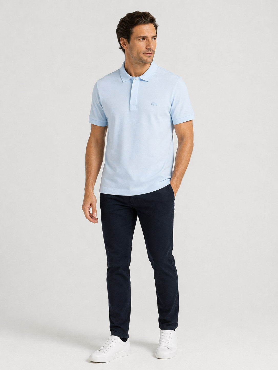 Polo Masculina Lacoste Paris Regular Fit
