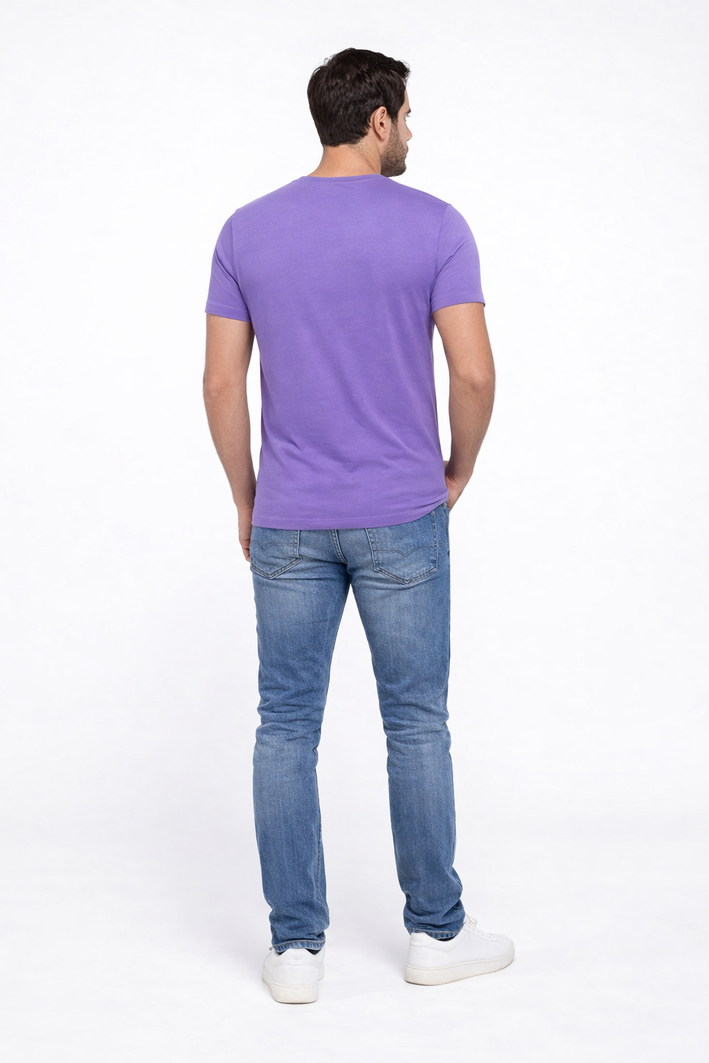 Camiseta Lacoste Básica Regular Fit Pima - Sale