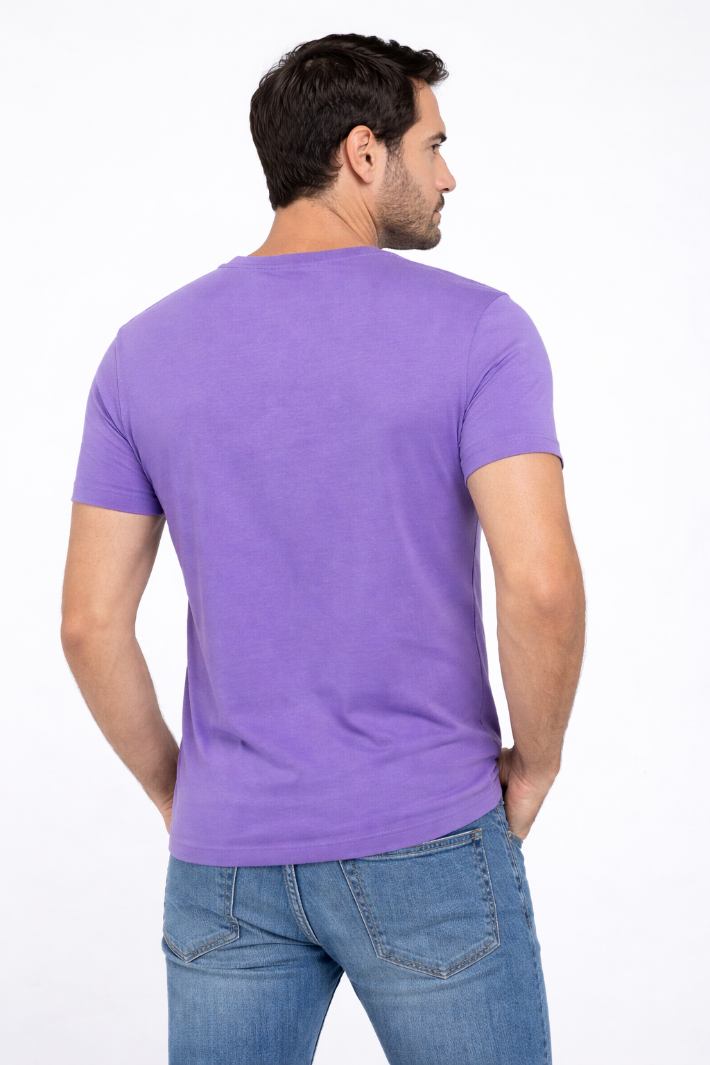 Camiseta Lacoste Básica Regular Fit Pima - Sale
