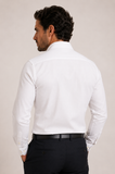 Camisa Dom Henrico Gola Francesa em Algodão Egípcio Texturizada