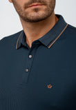 Polo Dom Henrico Poliamida com Friso na Gola