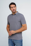 Polo Masculina Dom Henrico Poliamida Logo Peito