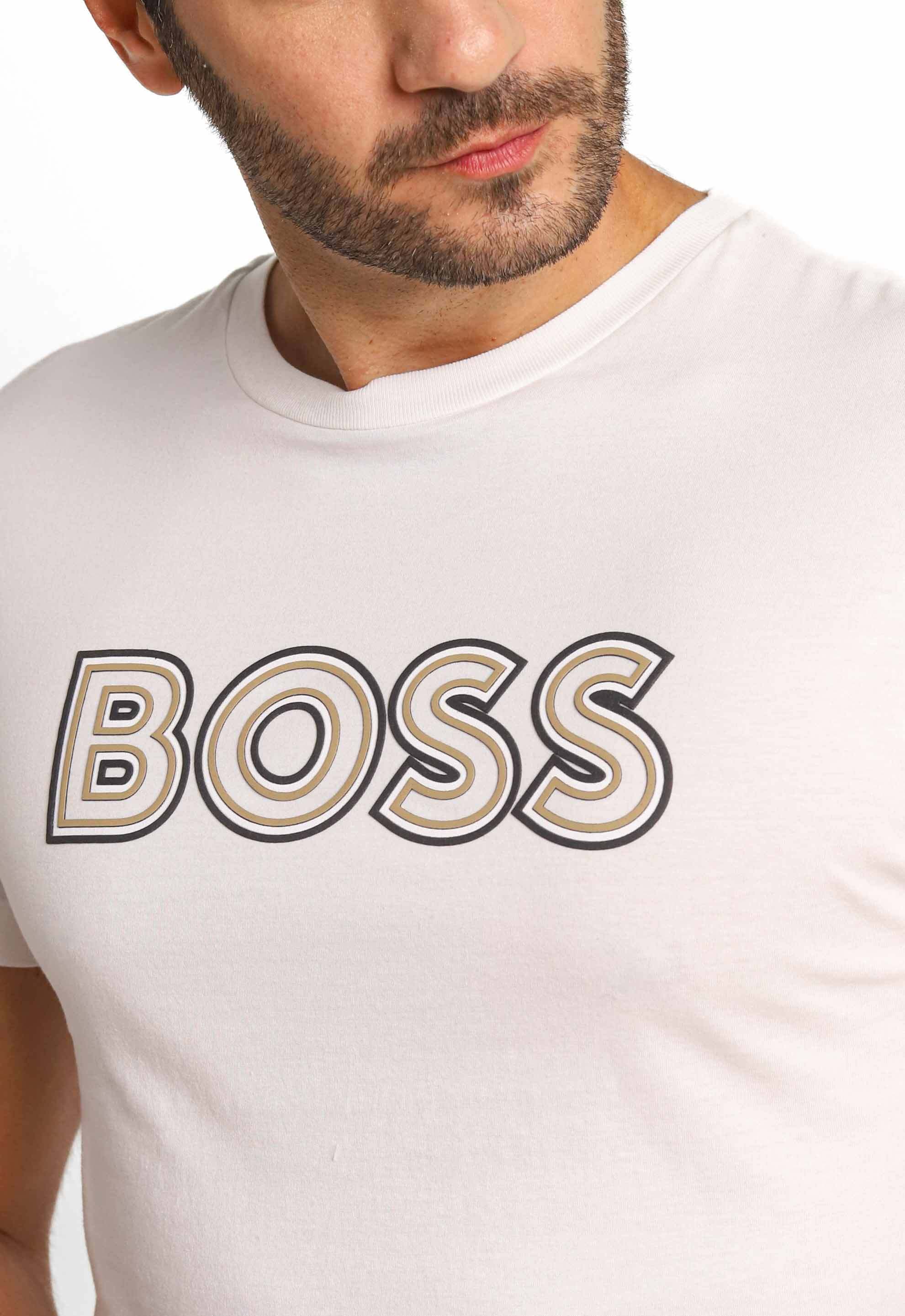 Camiseta Hugo Boss Logo Central. - LIVE
