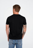 Camiseta Calvin Klein Detalhe Manga Preto