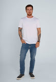 Camiseta Calvin Klein Basica Algodao Pima Branca