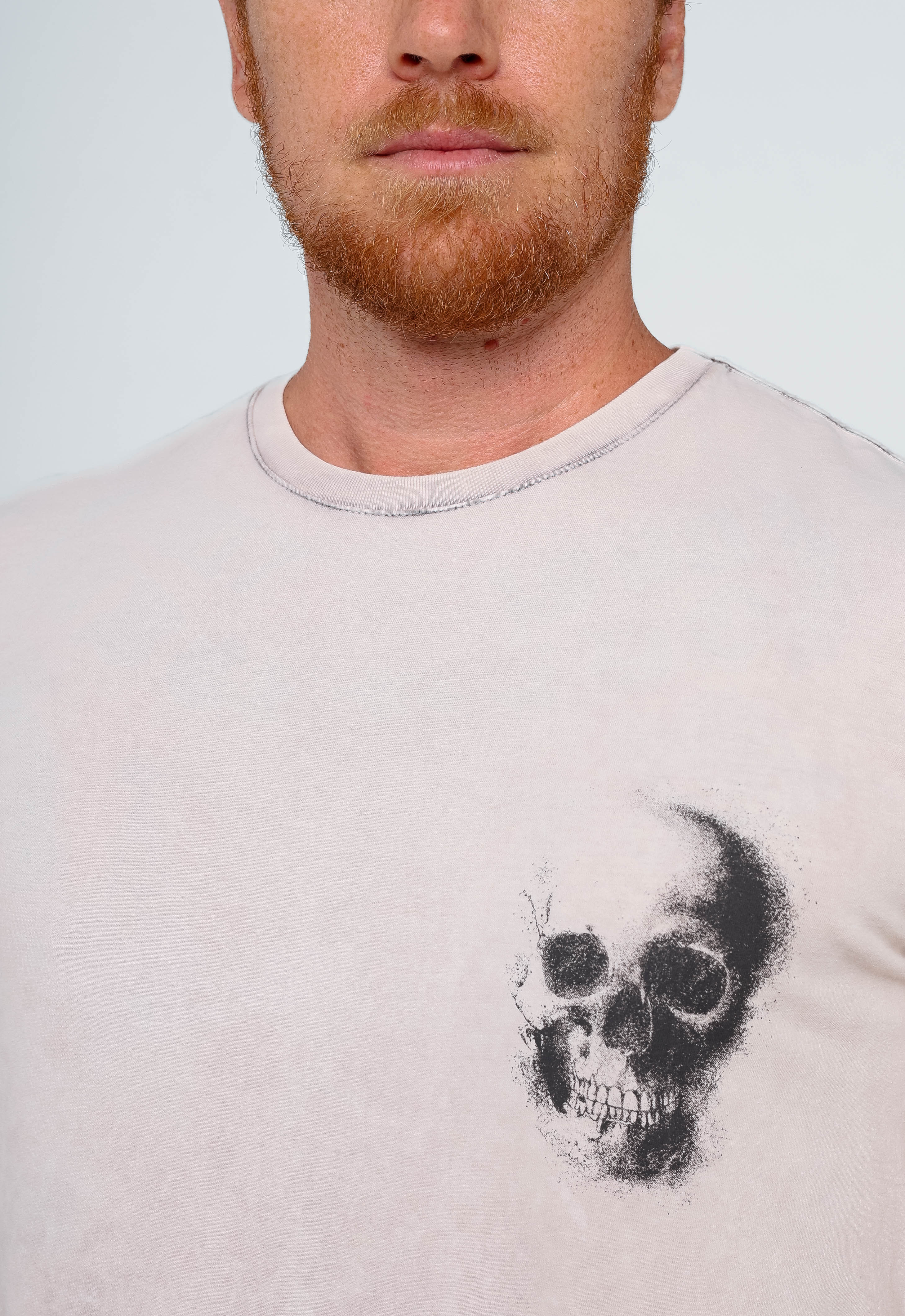 Camiseta John John Gloom Slim Fit Cinza Claro