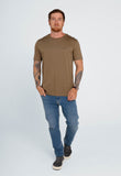 Camiseta Calvin Klein Flamê Logo Peito