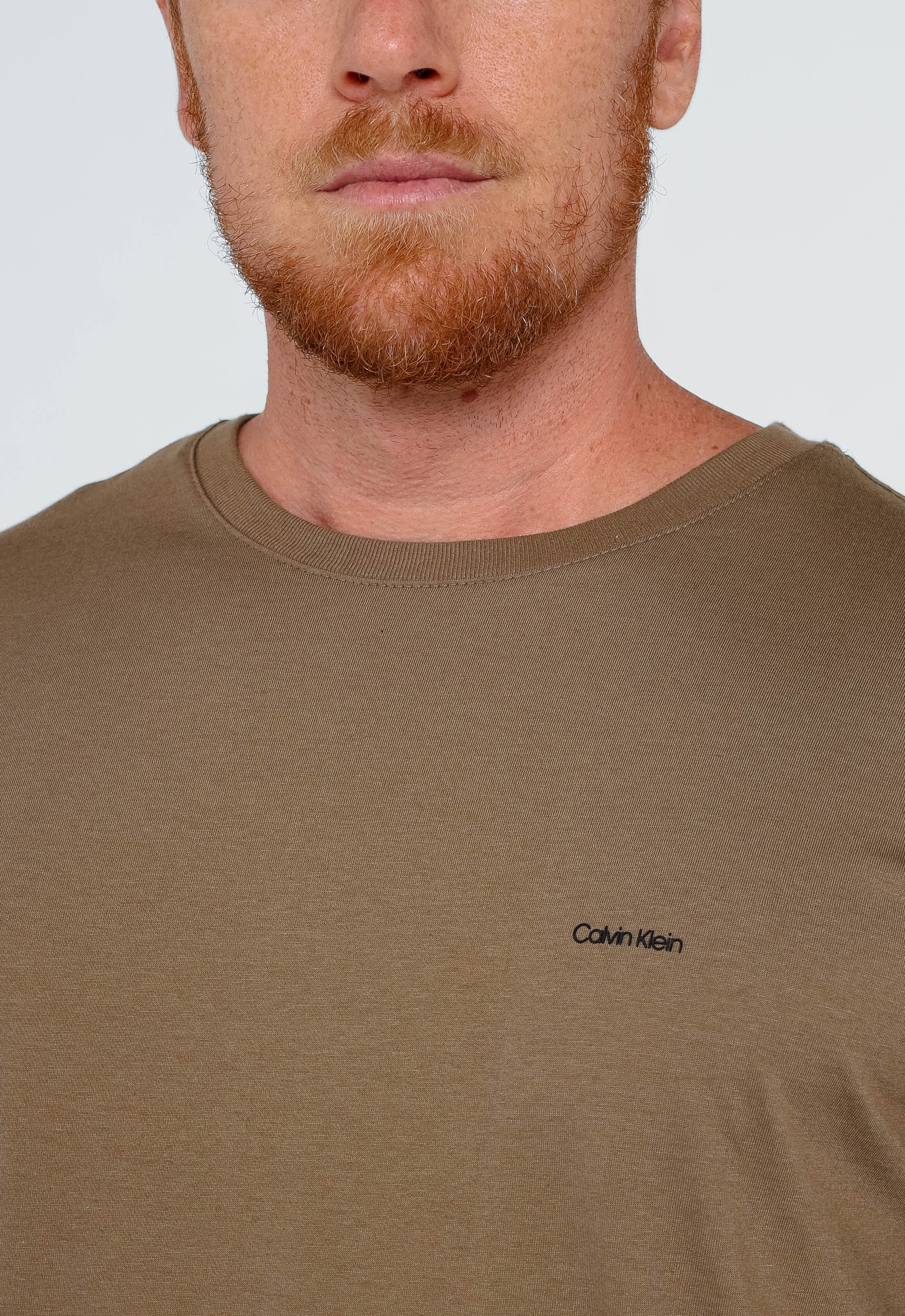 Camiseta Calvin Klein Flamê Logo Peito