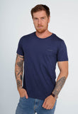 Camiseta Calvin Klein Jeans Logo Peito Básica - Sale