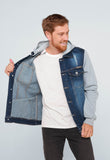 Jaqueta Tbt Jeans Com Moletom 8023