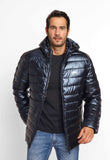 Jaqueta Venum Marinho Nylon Puffer Detalhe Lateral VNM228035