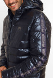 Jaqueta Venum Marinho Nylon Puffer Detalhe Lateral VNM228035