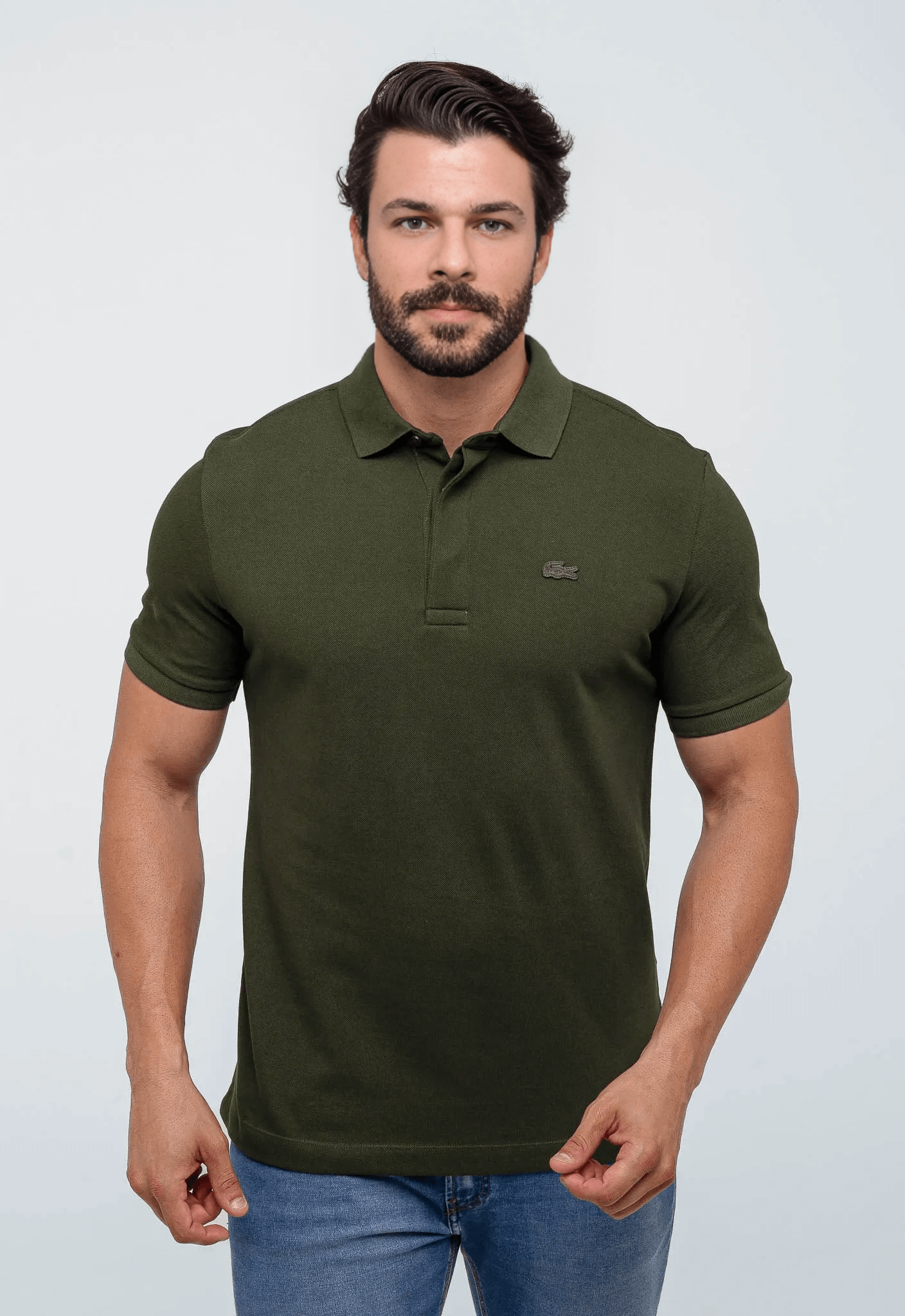 Polo Masculina Lacoste Paris Regular Fit