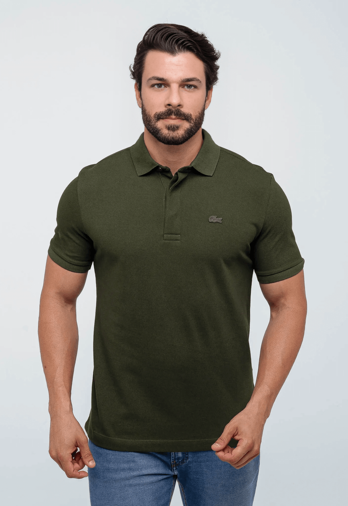 Polo Masculina Lacoste Paris Regular Fit