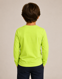 Manga Longa CK Jeans Logo Central Infantil