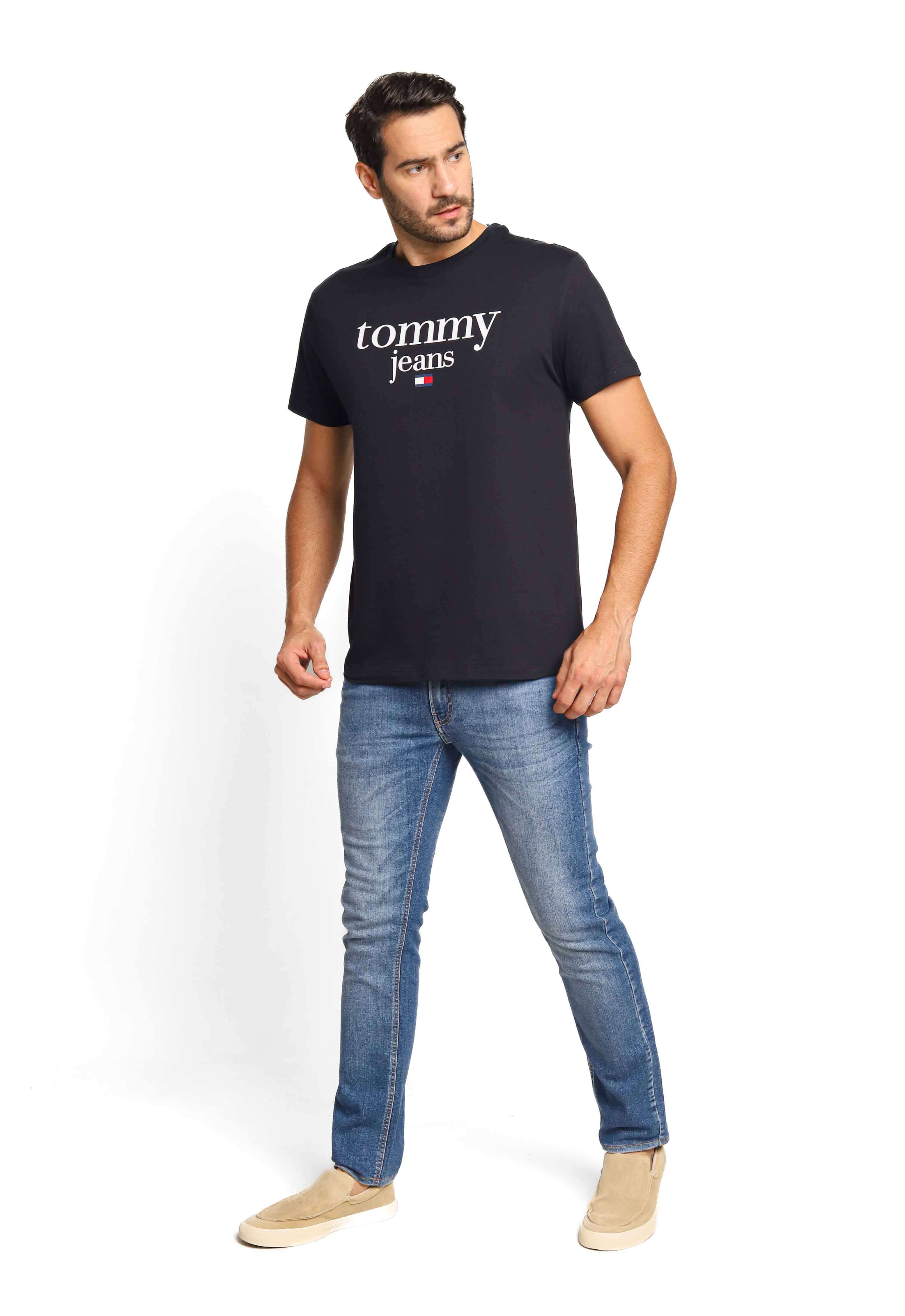 Camiseta Tommy Hilfiger Jeans Logo Central - Sale