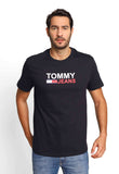 Camiseta Tommy Hilfiger Jeans Logo Central - Sale