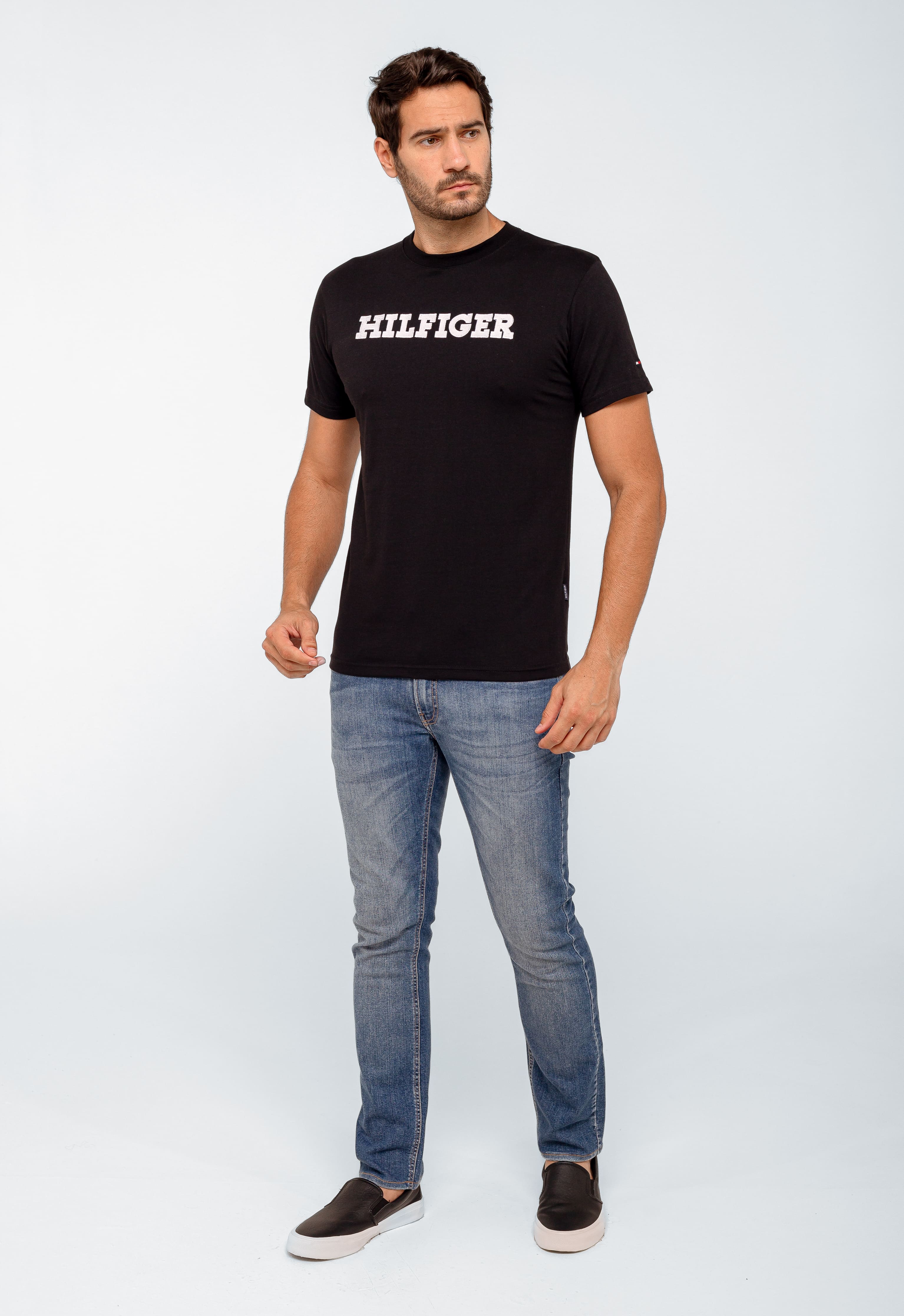 Camiseta Tommy Hilfiger Logo Central