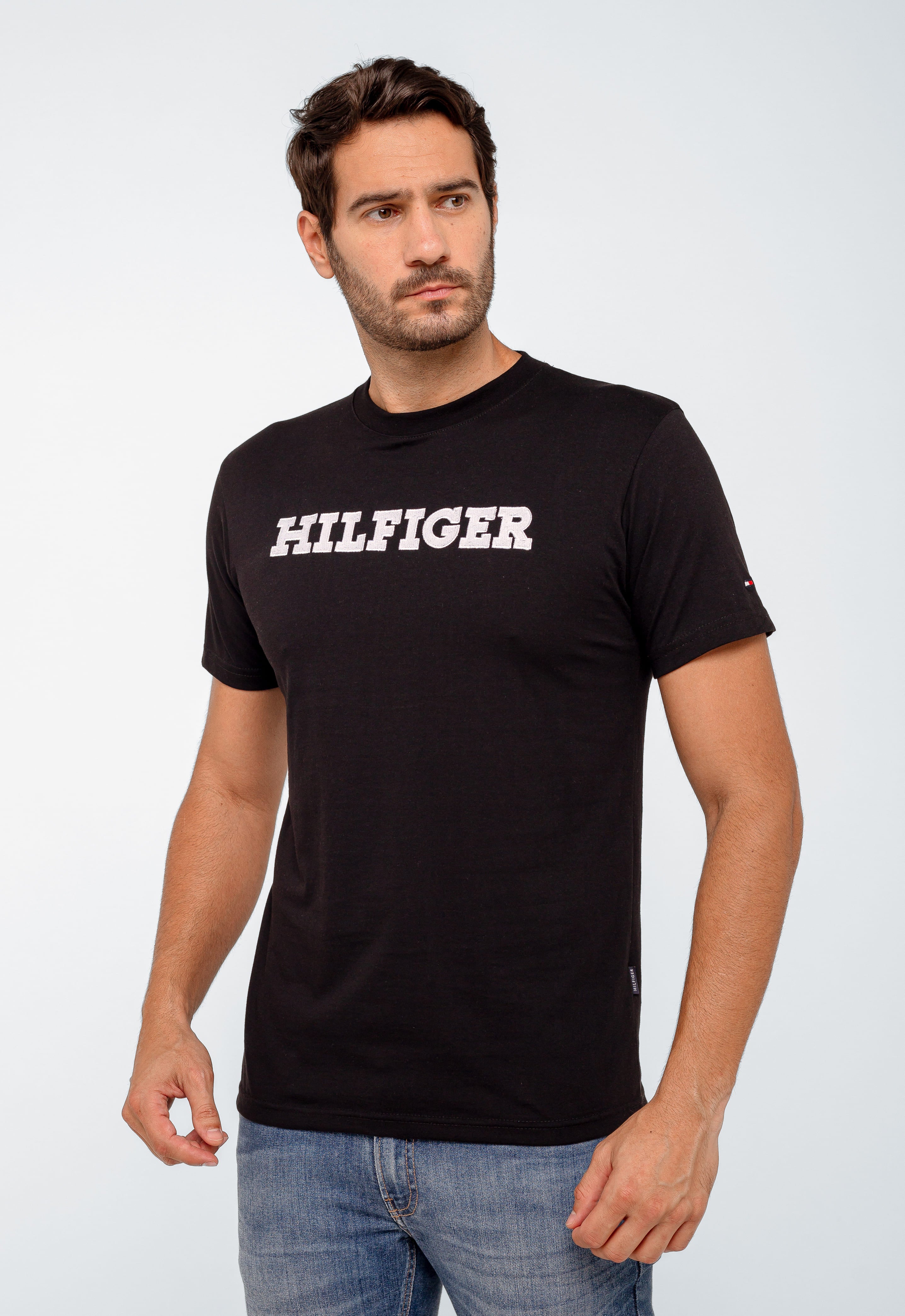 Camiseta Tommy Hilfiger Logo Central