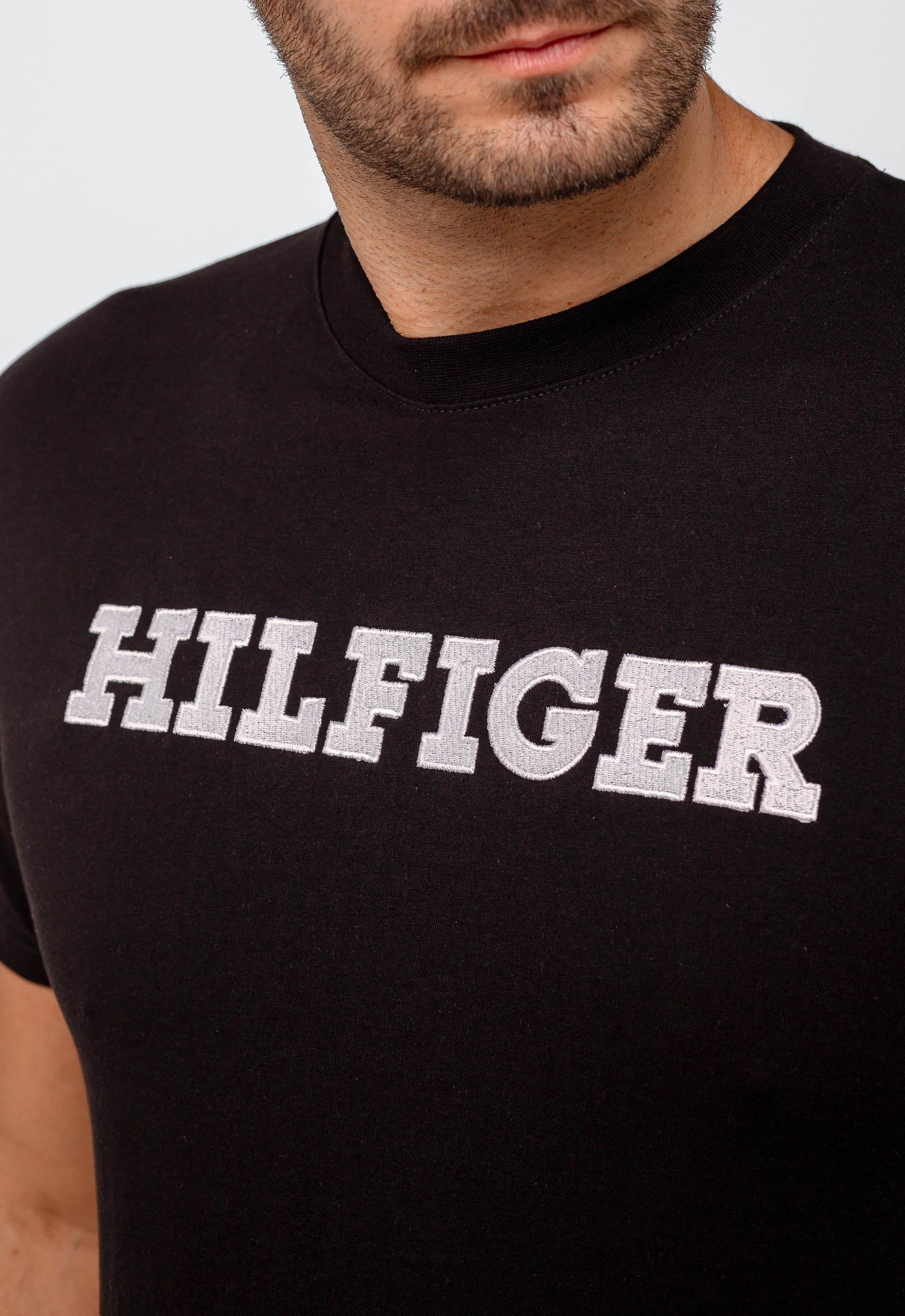Camiseta Tommy Hilfiger Logo Central