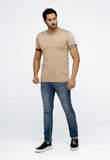 Camiseta Tommy Hilfiger Básica Friso Manga