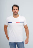 Camiseta Tommy Hilfiger Faixa Tricolor