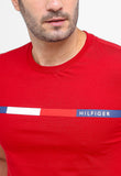 Camiseta Tommy Hilfiger Faixa Tricolor