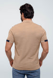 Polo Masculina Tommy Hilfiger Logo Manga