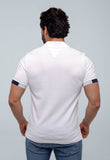 Polo Masculina Tommy Hilfiger Logo Manga